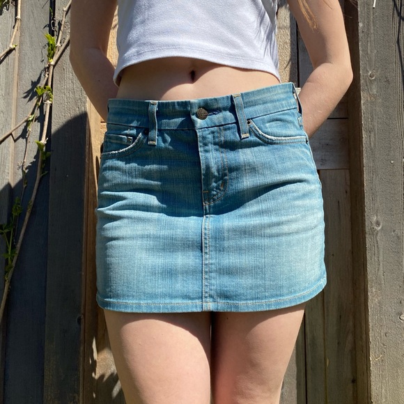 Citizens of Humanity Mini Denim Skirt - Picture 2 of 7